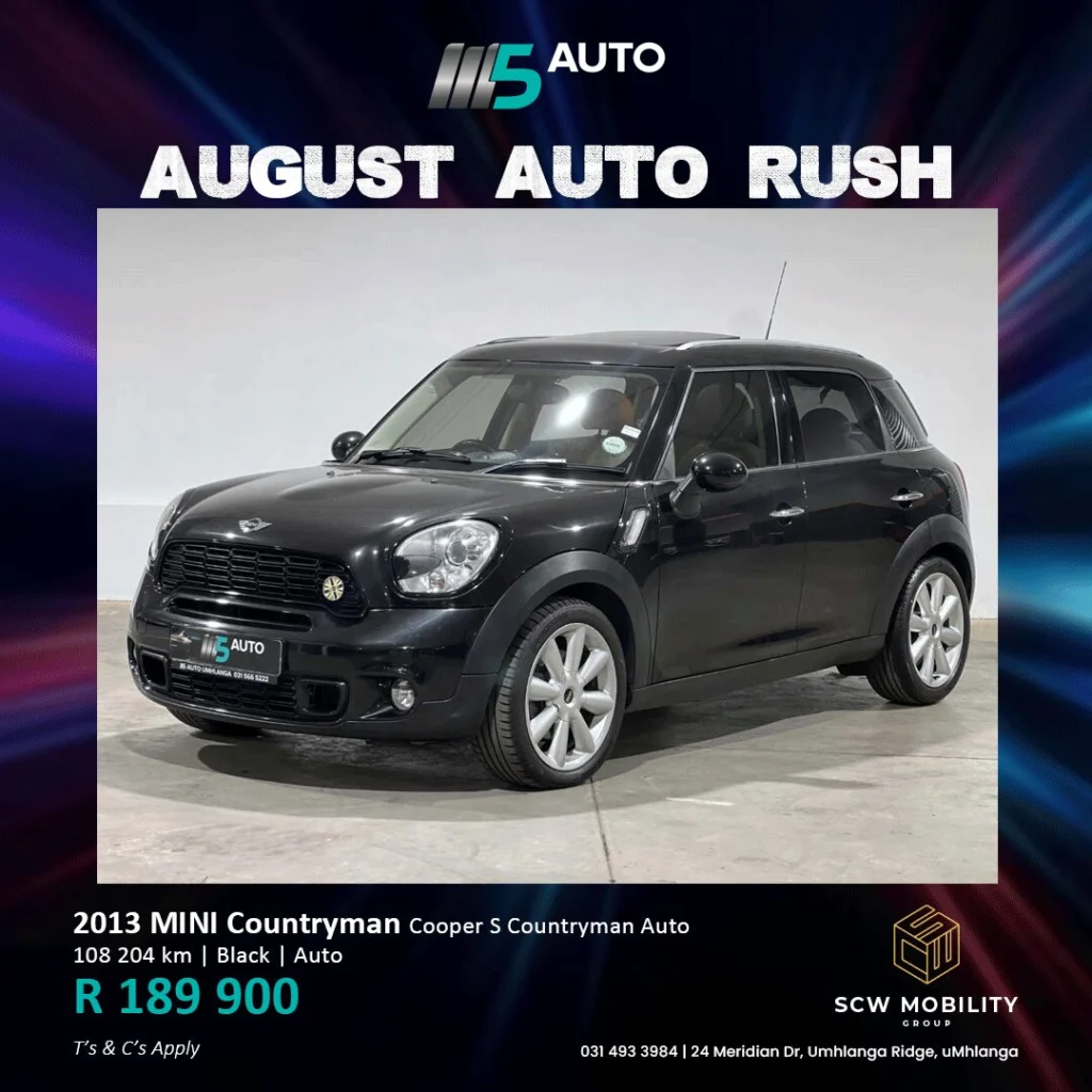 2013 Mini Countryman now R189 900*