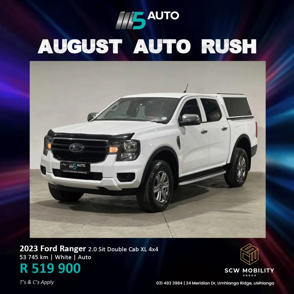 2023 Ford Ranger now R519 900*