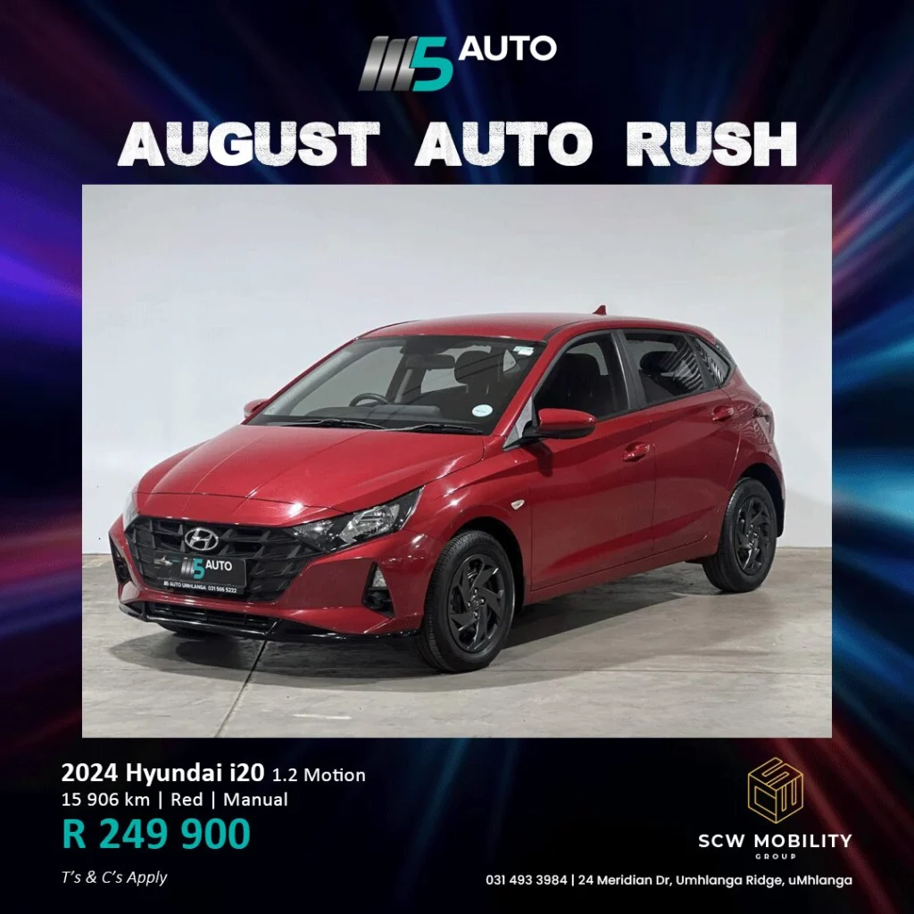 2024 Hyundai i20 now R249 900*