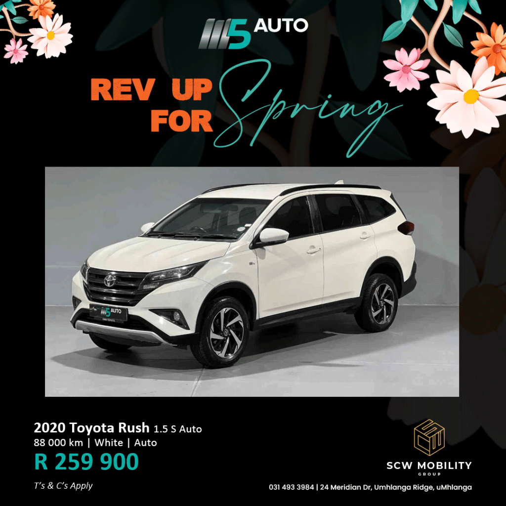 2020 Toyota Rush 1.5 S Auto now R259 900*