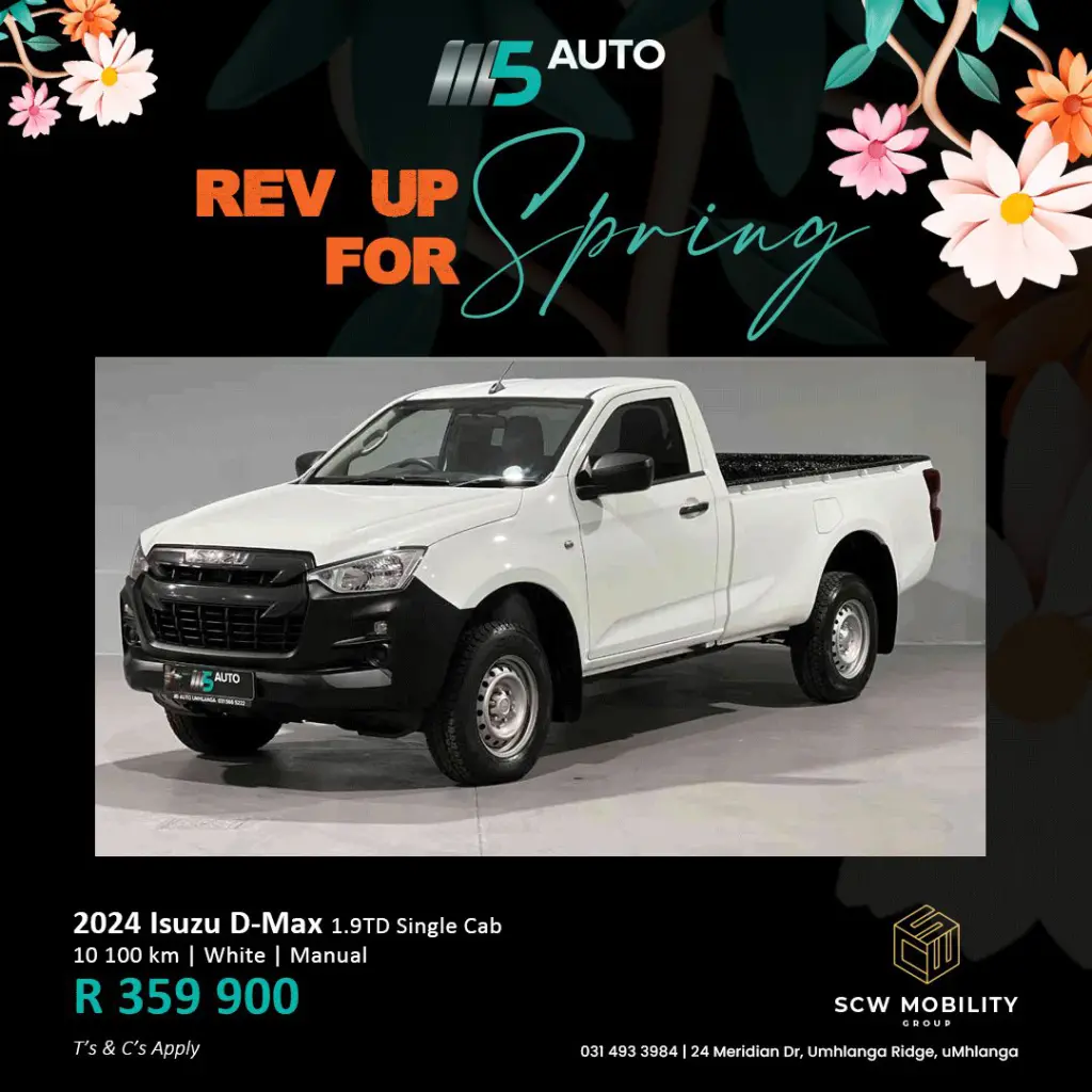 2024 Isuzu D-Max 1.9TD Single Cab now R359 900*