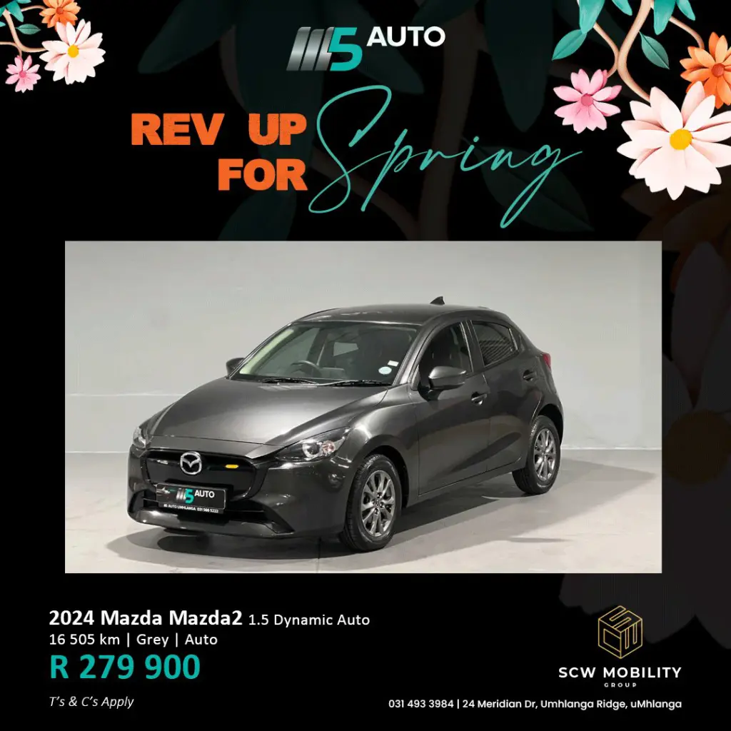 2024 Mazda 2 1.5 Dynamic Auto now R279 900*