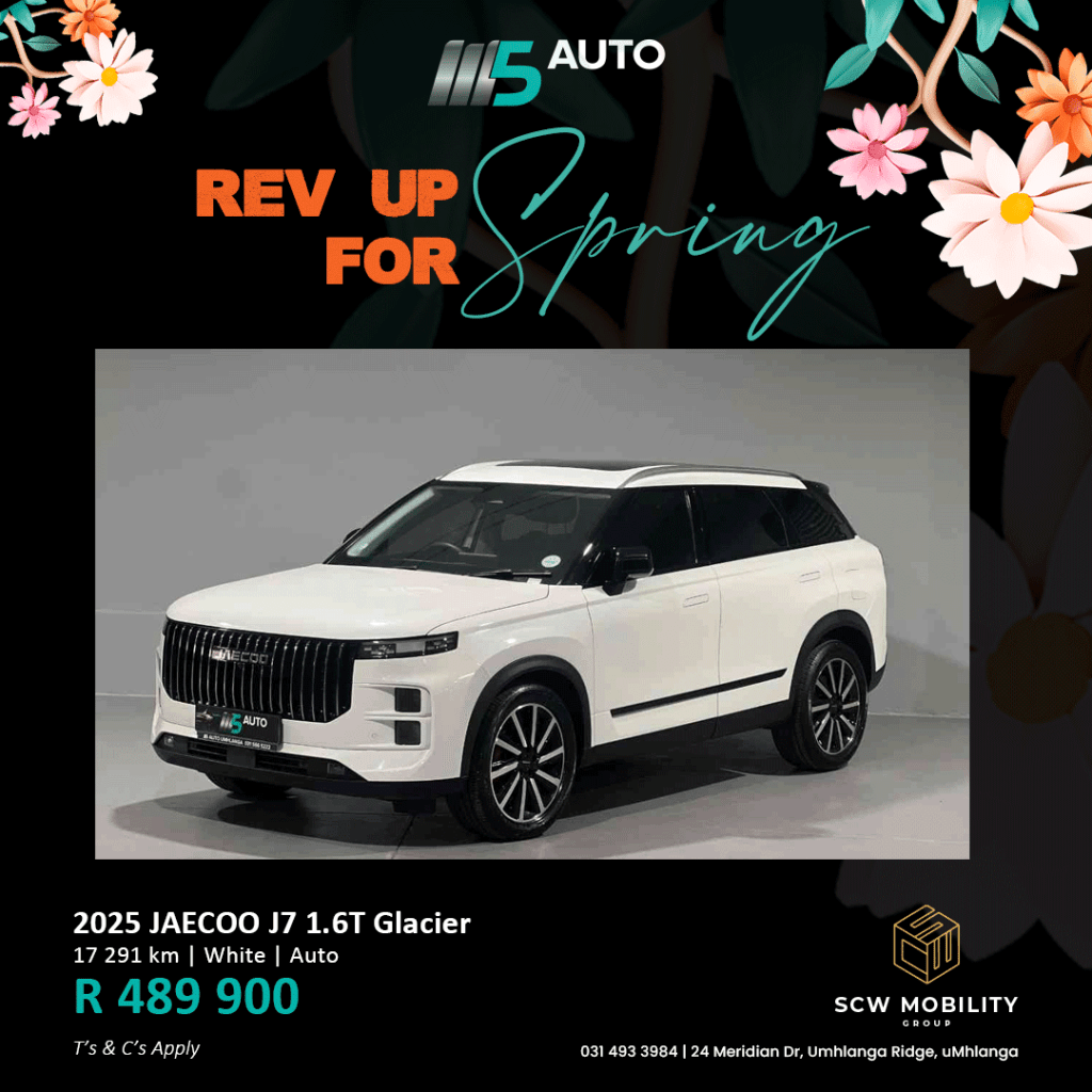 2025 Jaecoo J7 Glacier 1.6T now R489 900*