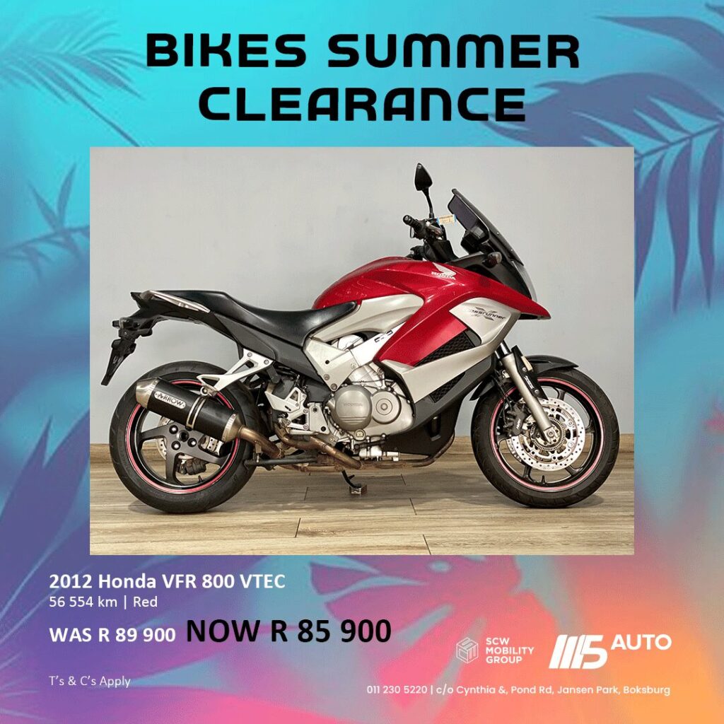 2012 Honda VFR 800 VTEC now R85 900*