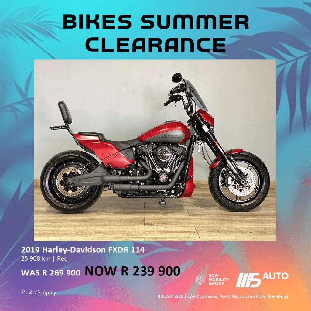 2019 Harley Davidson FXDR 114 now R239 900*