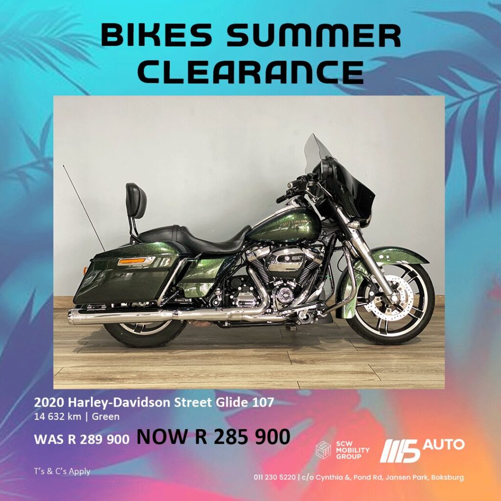 2020 Harley Davidson Street Glide 107 now R285 900*