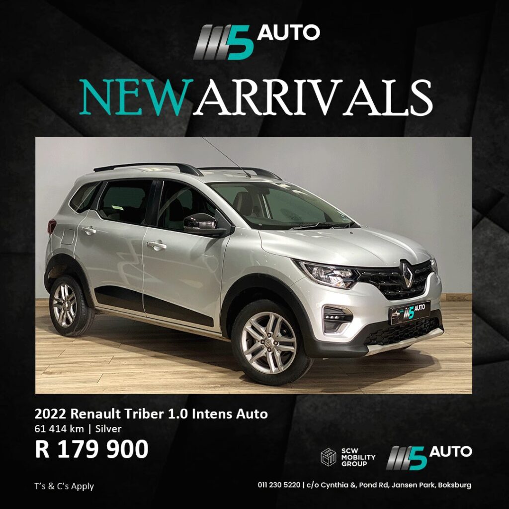 2022 Renault Triber 1.0 Intens Auto from R179 900*