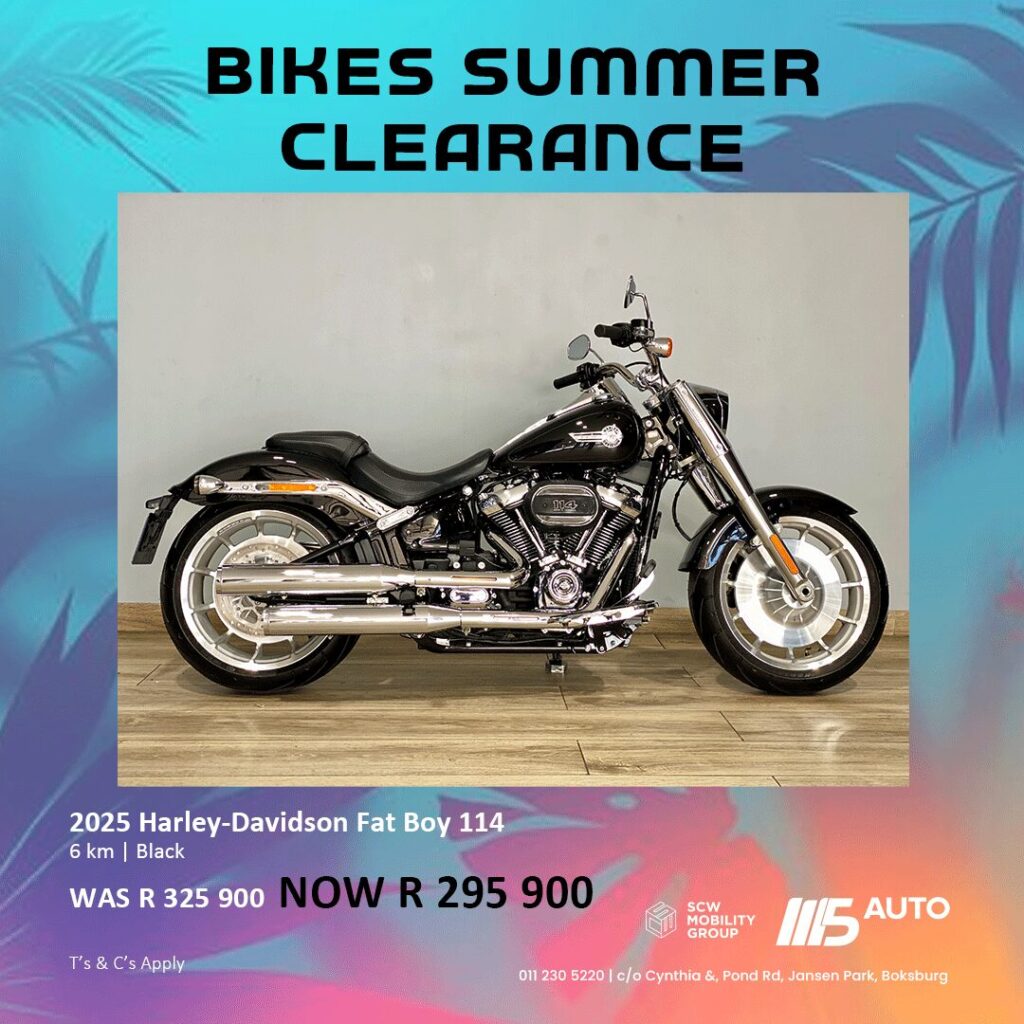 2025 Harley Davidson Fat Boy 114 now R295 900*