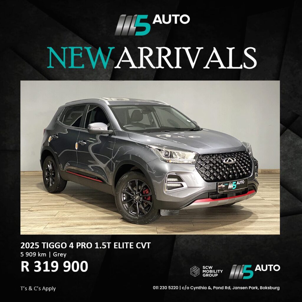 2025 TIGGO 4 Pro 1.5T Elite CVT from R319 900*