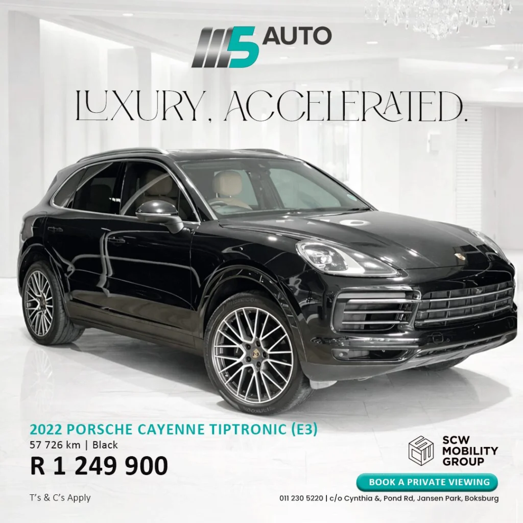 2022 Porsche Cayenne Tiptronic now R1 249 900*
