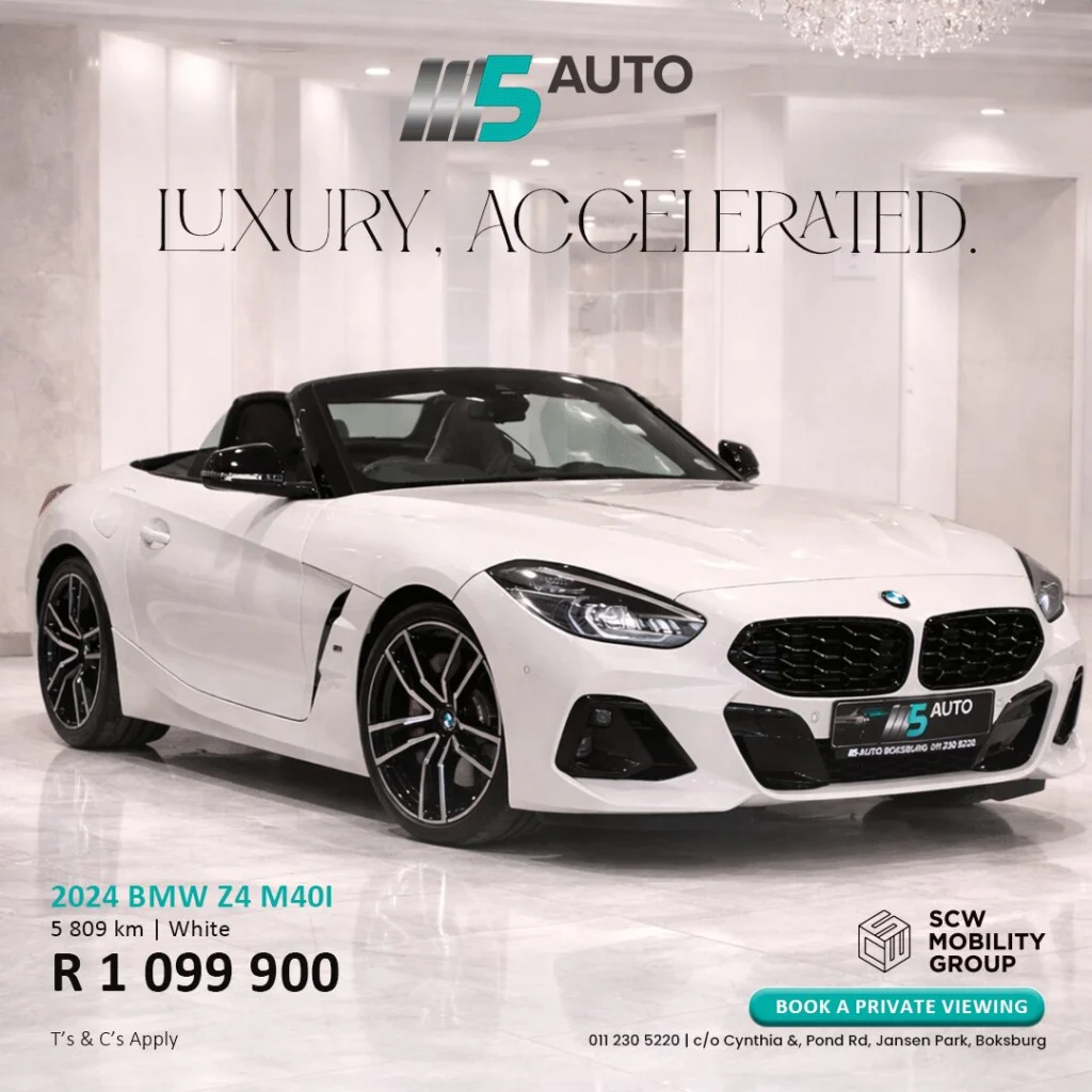 2024 BMW Z4 M40i now R1 099 900*