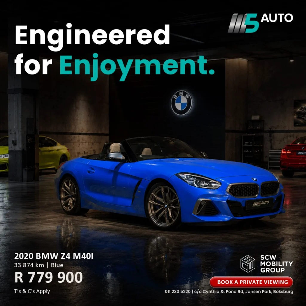 2020 BMW Z4 M40i now R779 900*