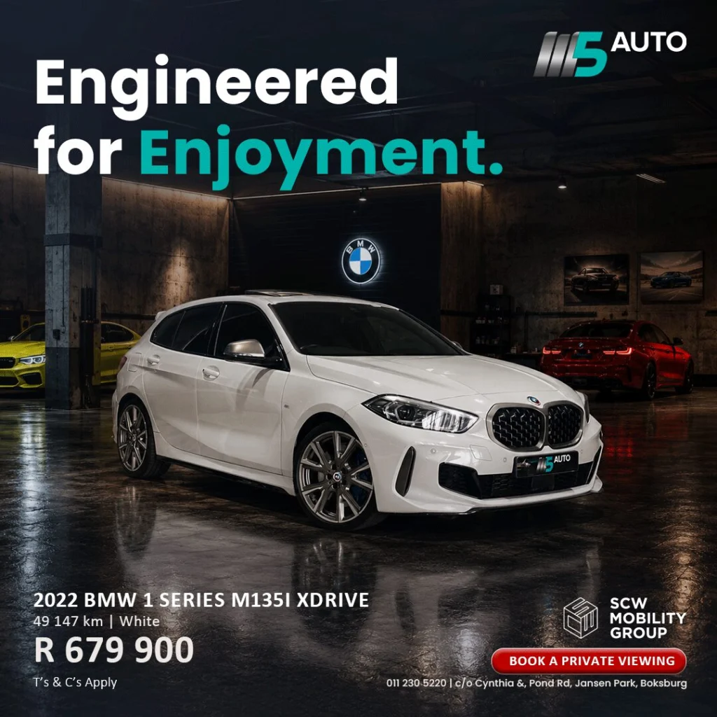 2022 BMW 1 Series M135i xDrive now R679 900*
