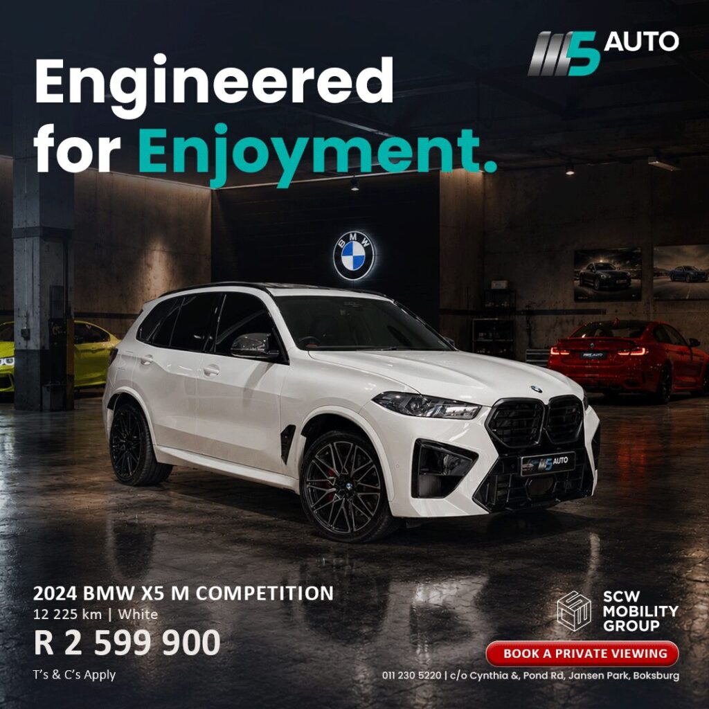 2024 BMW X5 M Competition now R2 599 900*