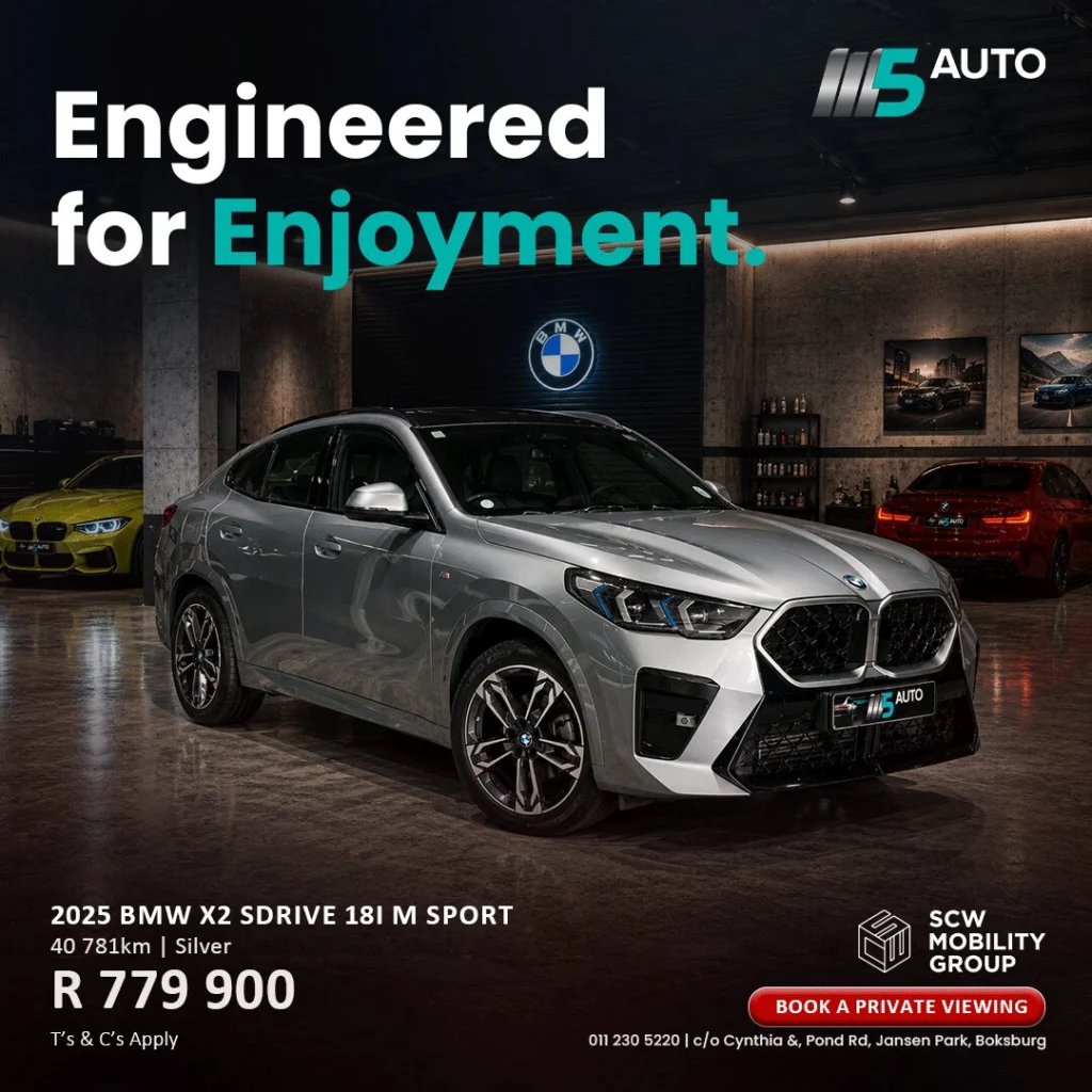 2025 BMW X2 sDrive 18i M Sport now R779 900*