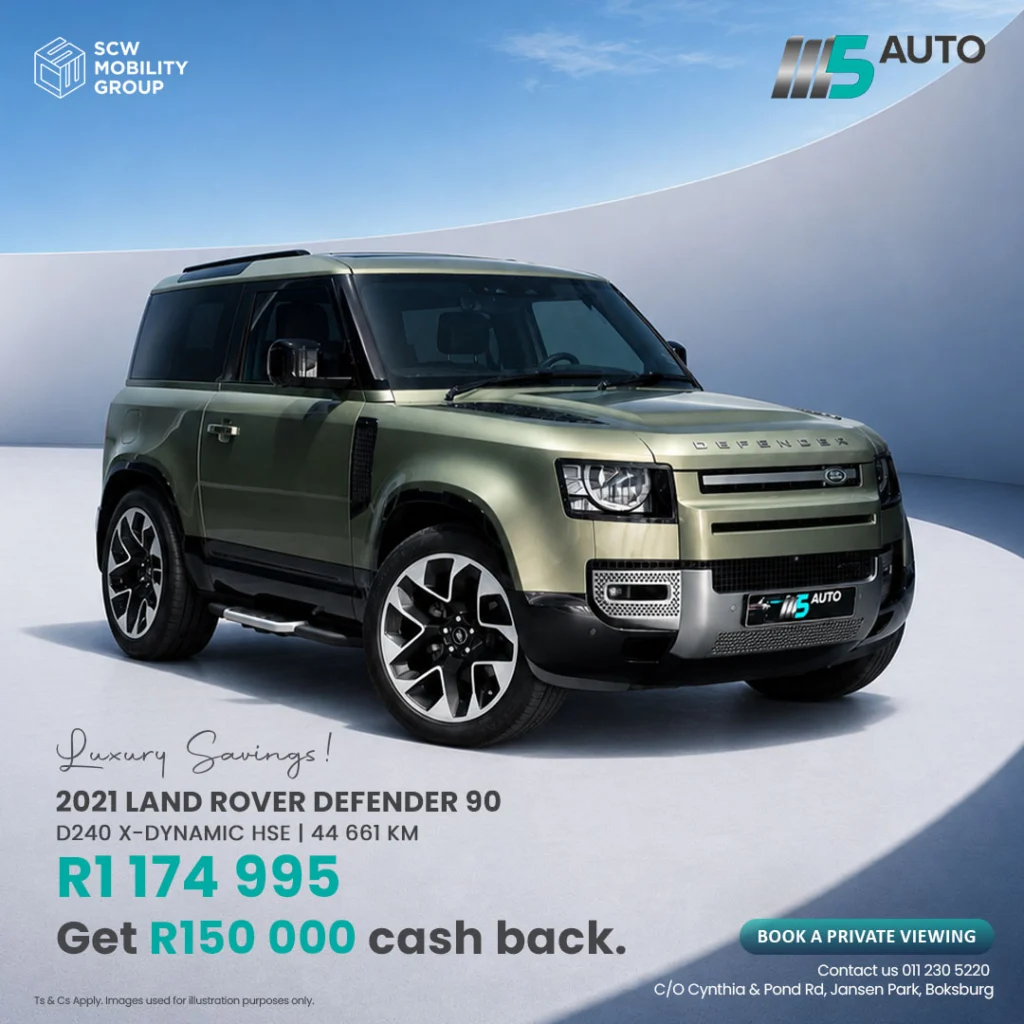 Cash Back Land Rover Defender from R1 174 995*
