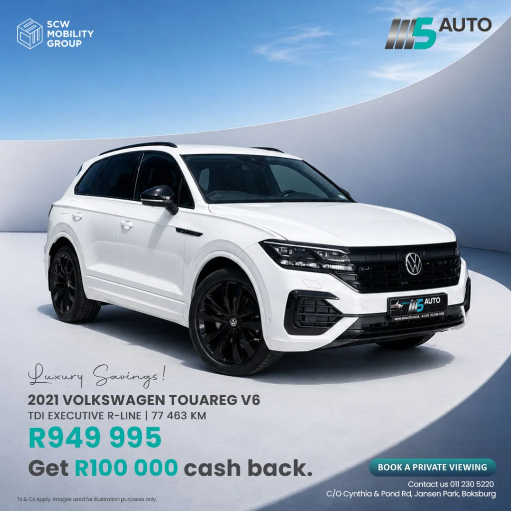 Cash Back VW Touareg from R949 995*