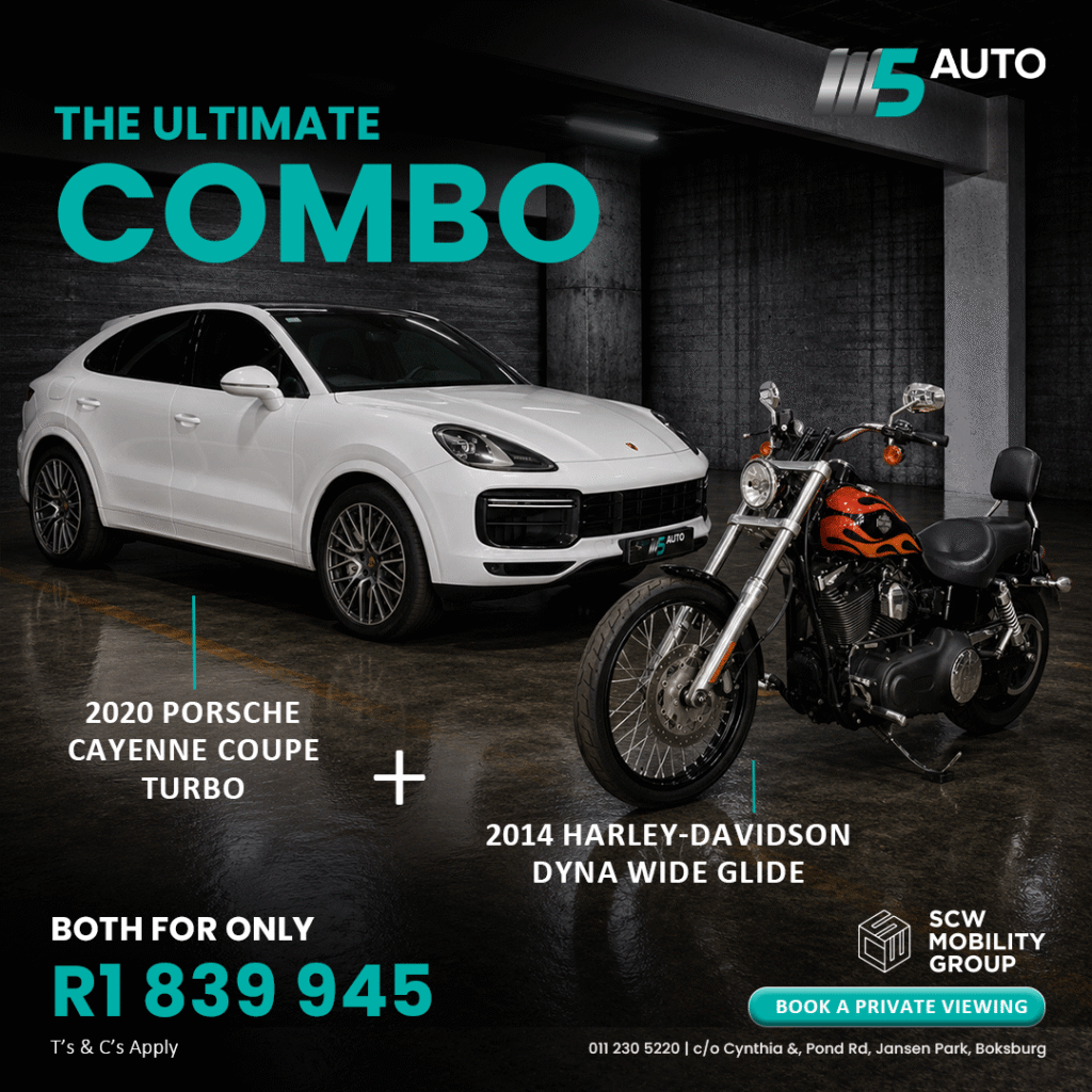 Porsche Cayenne Coupe + 2014 Harley-Davidson Dyna R1 839 945*